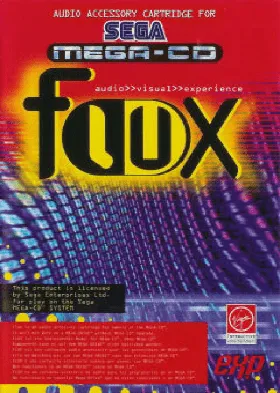 Flux (Europe) (Requires MegaCD) (Program) box cover front